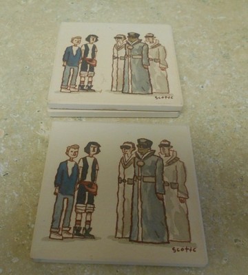 Scott C  Showdowns Coaster Keanu Reeves Bill & Ted  3 available
