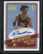 2021-22 Onyx Vintage #VADO Daniel Oturu Blue Signatures
