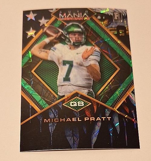 2024 Wild Card Auto Mania Diamond Lazer #AMADP-MP Michael Pratt Rc #1/1 RARE