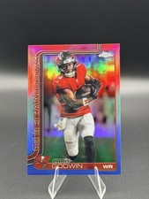 Chris Godwin Tampa Bay Buccaneers 2025 Topps Chrome Red White Blue Refractor