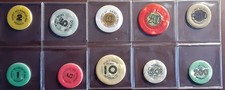 PRINCIPALITY OF MONACO SOCIETE DES BAINS DE MER VINTAGE CASINO CHIPS 803 FRANCS