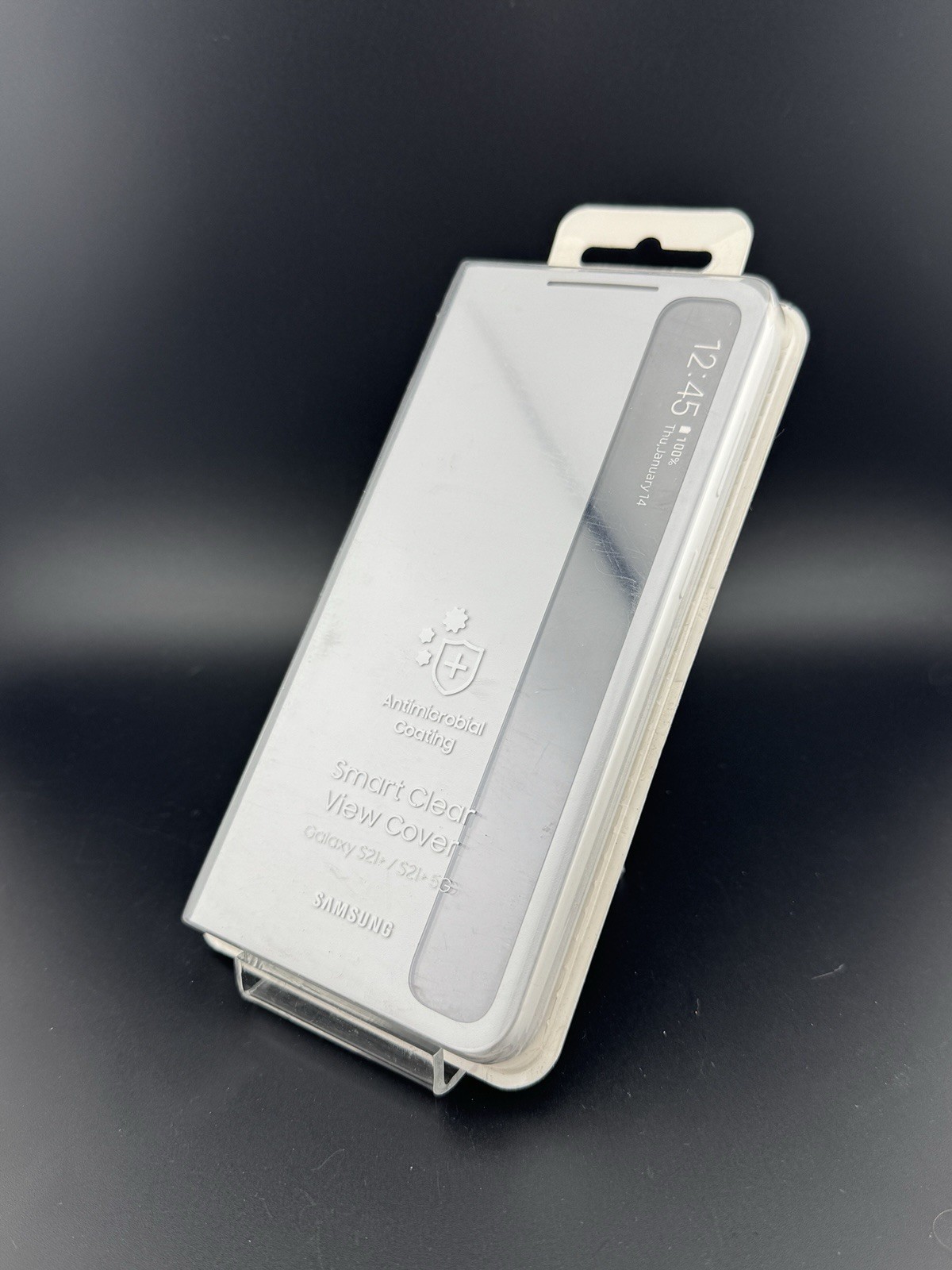 Original Samsung Smart Clear View Cover (Galaxy S21+) Grau - Image 2