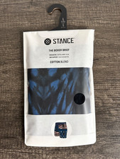 Stance Boxer Brief Cotton Blend Banner Blue - Size LARGE 34-36in NEW 1 Pair