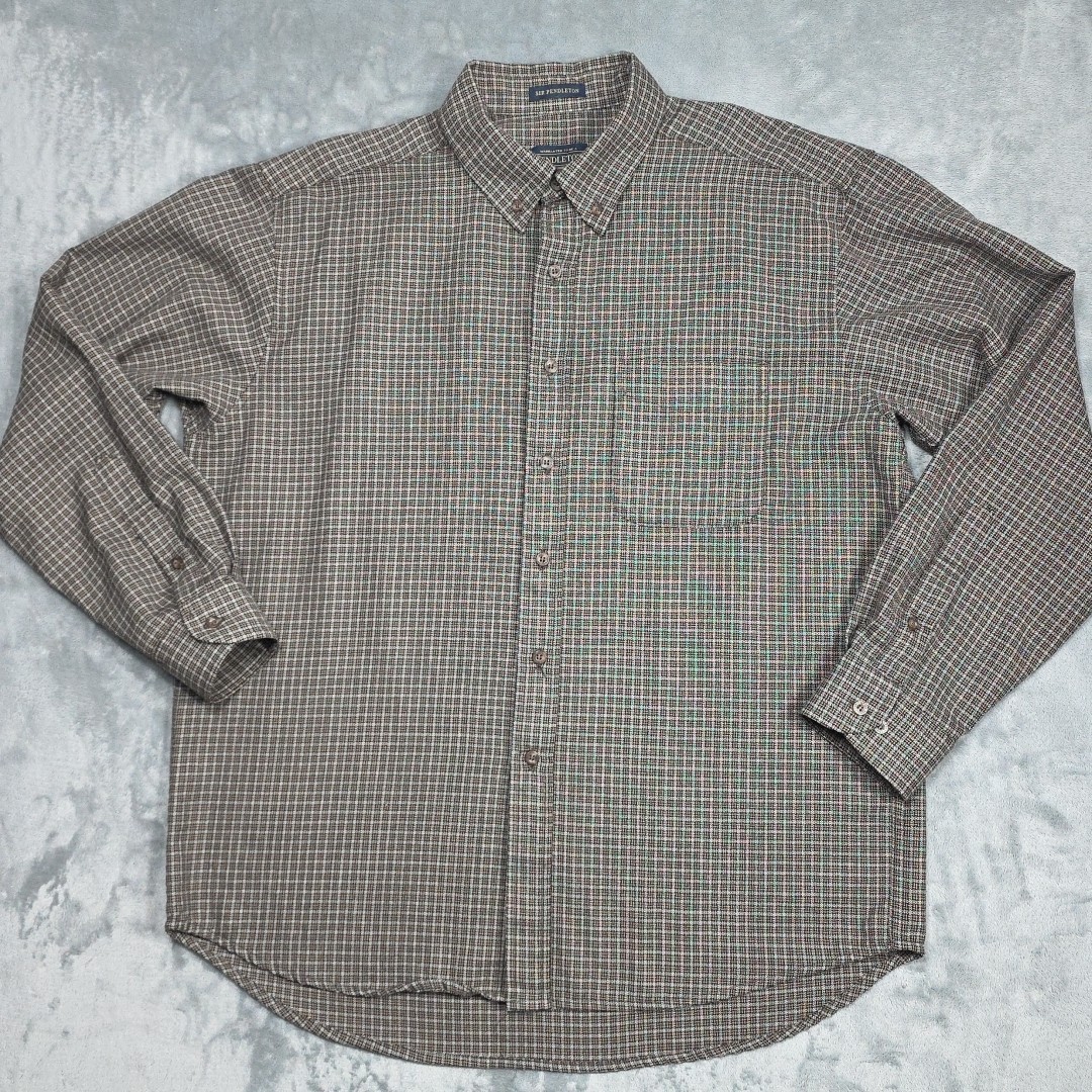 Pendleton Sir Pendleton 100% Wool LS Button Down … - image 1