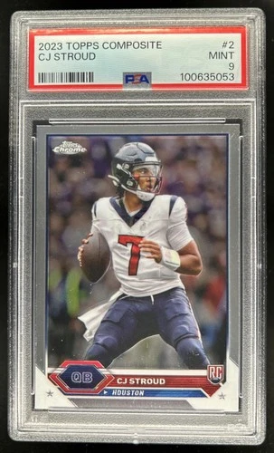 2023 Topps Composite CJ Stroud RC Rookie #2 Texans PSA 9