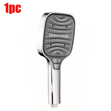 8 Modes Turbo Pressurized Shower Head 12Cm Large Panel Water Saving Showerheads 