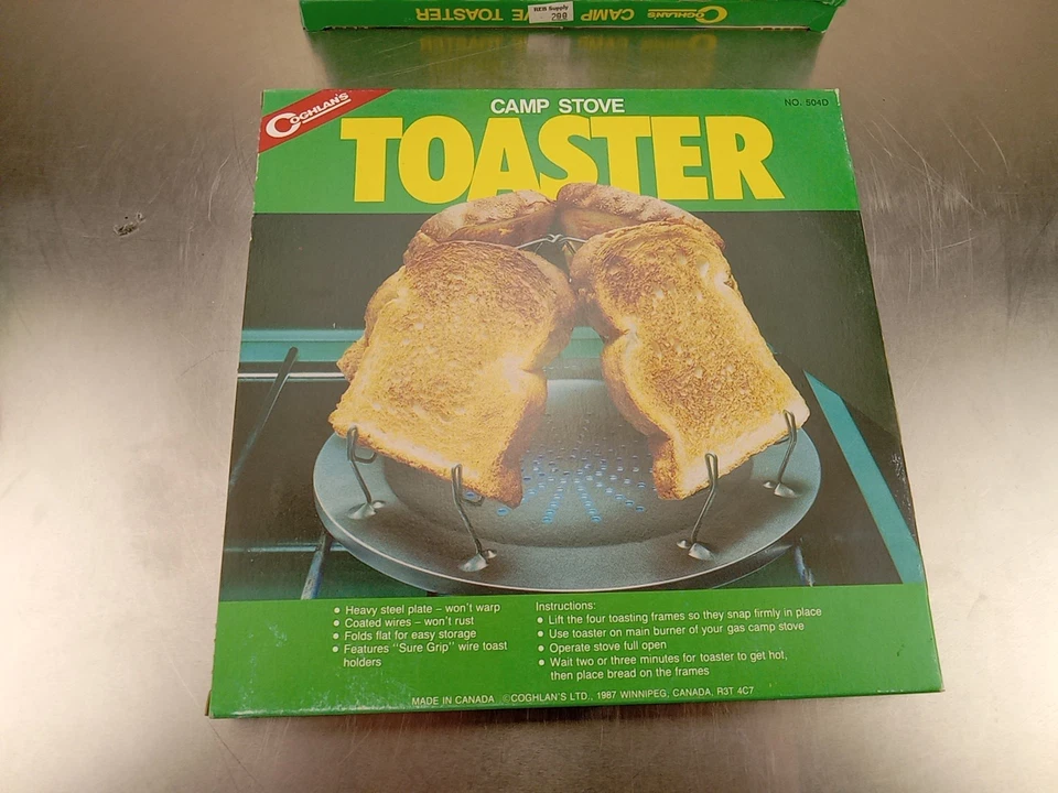 Coghlan's Camp Stove Toaster-4 Slices of Toast-9" Diameter - Image 3 of 3