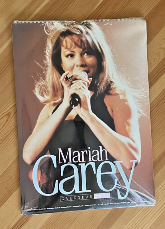 Mariah Carey 1999 Calendar Oliver Books RARE Sealed New