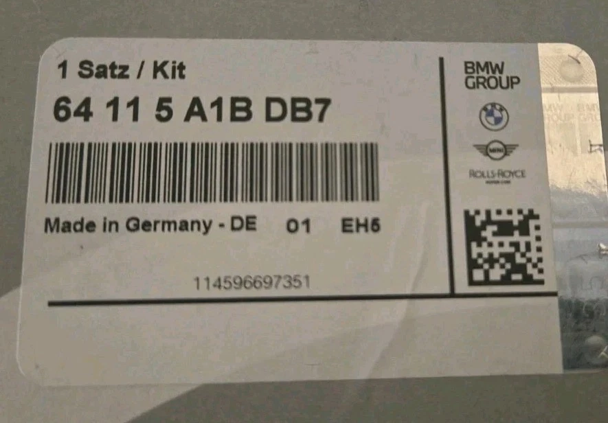 New! OEM 17-23 Rolls Royce Phantom, Ghost, Cullinan Cabin Air/Fine Dust Filter - Image 3 of 3