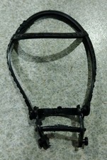 1960's-70's Marx Johnny West Black Pancho Pony Bridle w/Bit Nice Cond