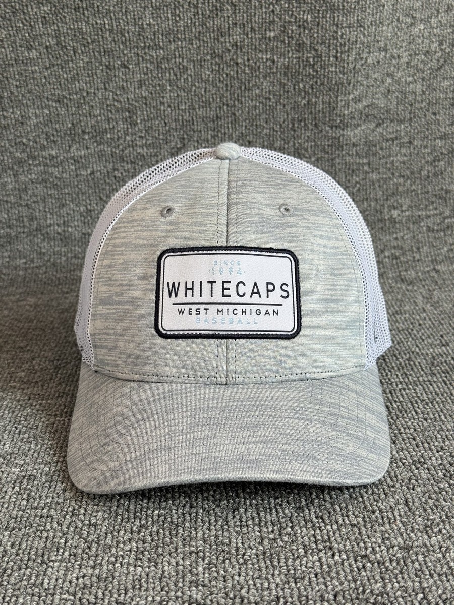'47 Brand Whitecaps Trucker Snapback Heather Gray White One Size Hat