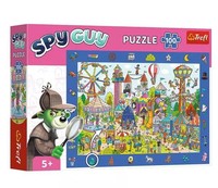 Puzzle 100 ElementóW Obserwacyjne Spy Guy WesołE Miasteczko Trefl