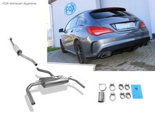  Sportauspuffanlage (für waagerecht Kat) Mercedes CLA C117/X117 mit AMG Heck