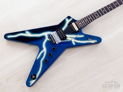 1990s Edwards by ESP EP-135 Lightning Bolt Dimebag-Style Guitar Dimebolt, Japan