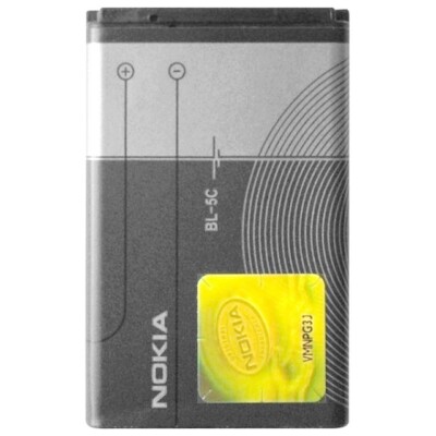 Nokia BL- 5C Batteria originale per 1650, 2310, 2610, 3110, 3120, 5030 Nokia BL- 5C Batteria originale per 1650, 2310, 2610, 3110, 3120, 5030