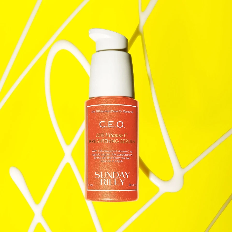 NUEVO Sunday Riley C.E.O. Suero iluminador 15 % vitamina C 30 ml/100 % auténtico Foto 4 de 4