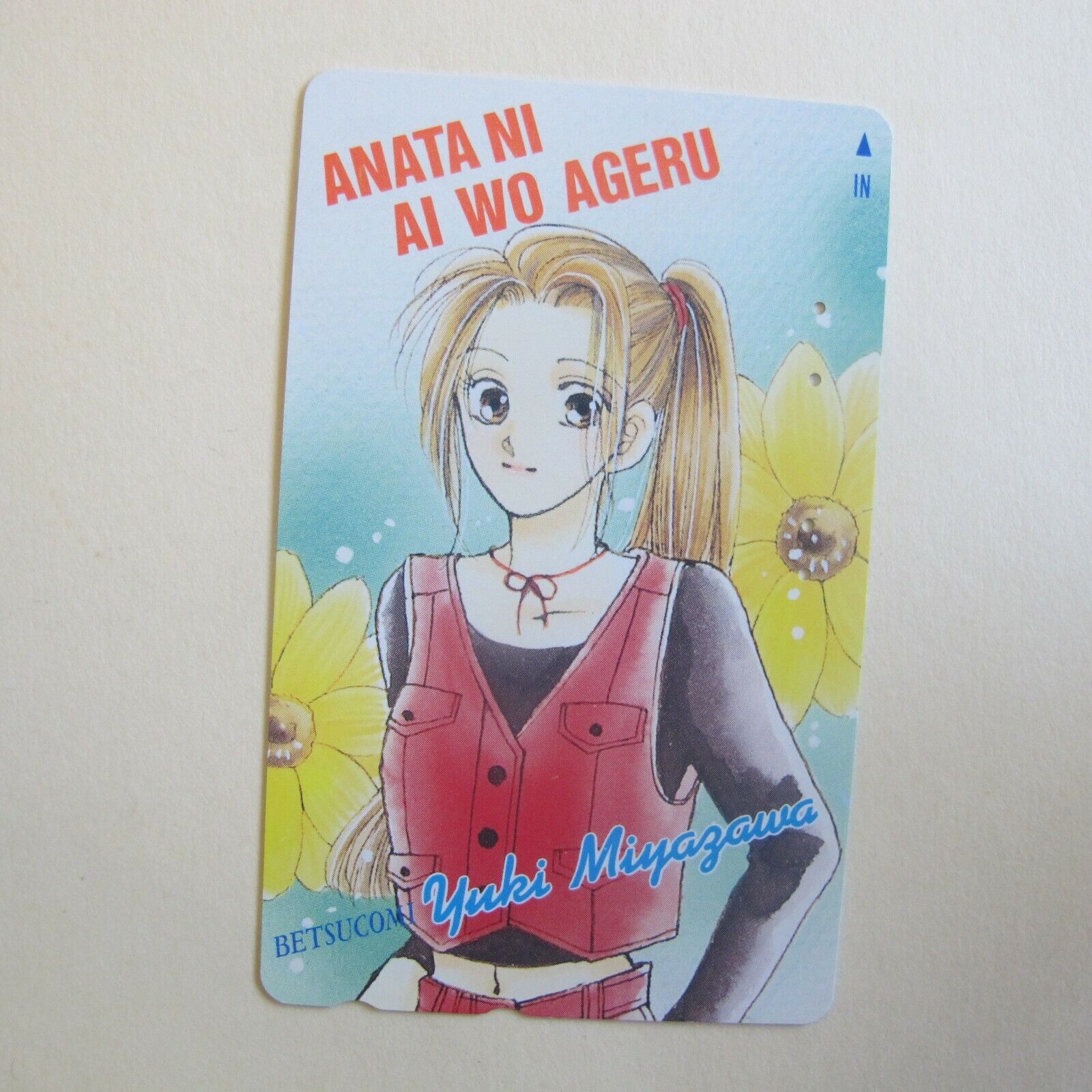 Japan Used Anime phonecard -   8h