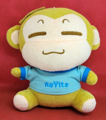 NUVITA 7'' PLUSH TOY MONKEY - ADVERTISING HEMP MASCOT 