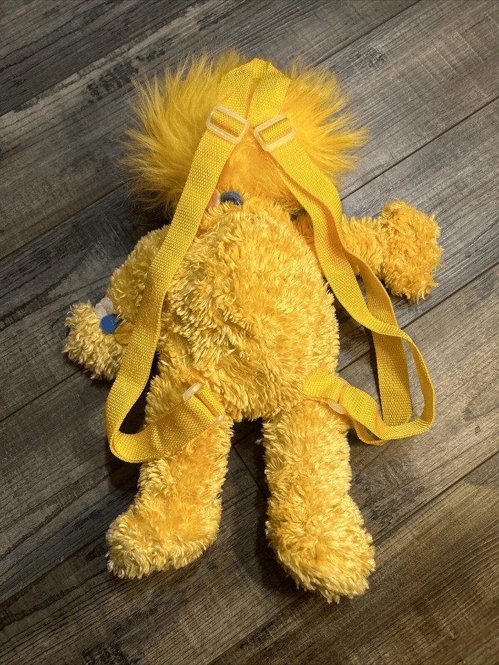Linda mochila mullida vintage de felpa Sesame Street Zoe 2003 para niños niñas Foto 2 de 4