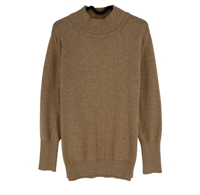 s.Oliver Women Brown High Neck Jumper Sweater Size EU 44 UK 18 US 14