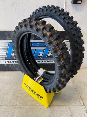 DUNLOP Tire - Geomax AT82 - Front - 80/100-21 - 51M & Rear - 110