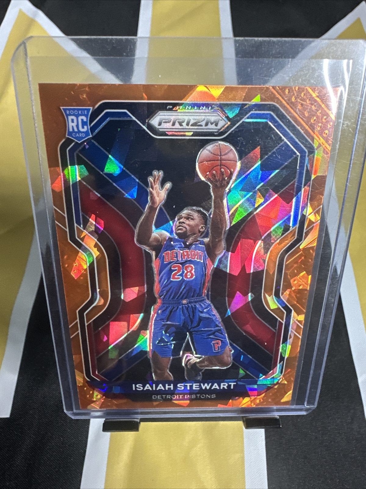 2020-21 Panini Prizm - Orange Ice Prizm #254 Isaiah Stewart (RC) Rare!