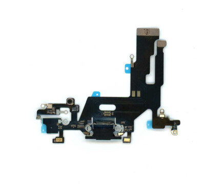 iPhone 11 DOCK CONNECTOR LADEBUCHSE Mikrofon Antenne Lightning Flexkabel schwarz