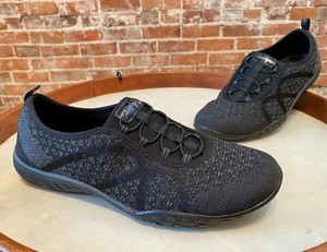 skechers fortune knit black