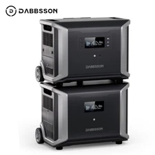 Dabbsson 8750Wh 3600W Power Station Solar Generator DBS3500 +Expandable Battery