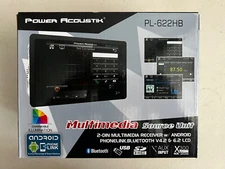 Pow Acoustik PL-622HB 2 DIN SD/USB/MP3 Media Player Bluetooth Android Phone Link