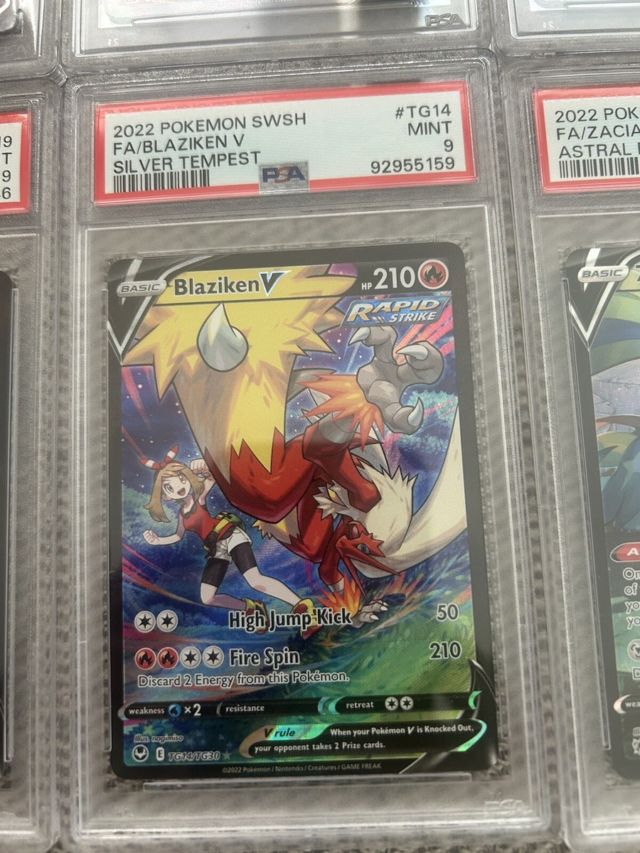 Pokemon TCG PSA 9 Trainer Gallery Alt Art (Set of 6) Zacian