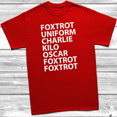 Foxtrott Off Herren T-Shirt Geschenk Papa Vatertag Geburtstag Weihnachten Auswahl