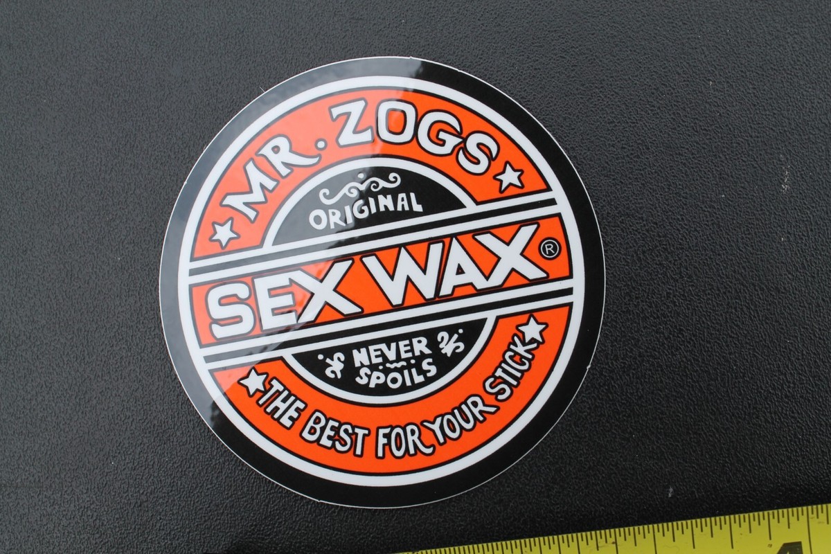 Mr. Zog's Sex Wax 壁掛け木製看板 激レア 希少 SEXWAX - MR. ZOGS RED