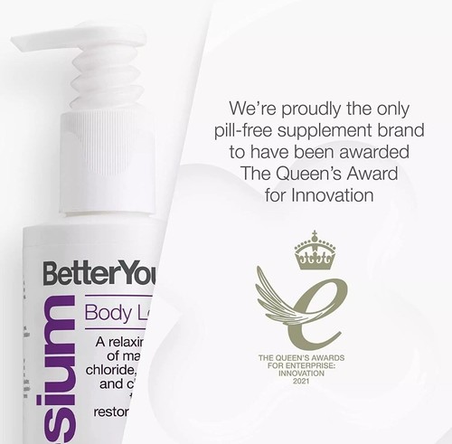 BetterYou Magnesium Lavender & Chamomile Sleep Mineral Body Lotion 180ml UK - Picture 10 of 11