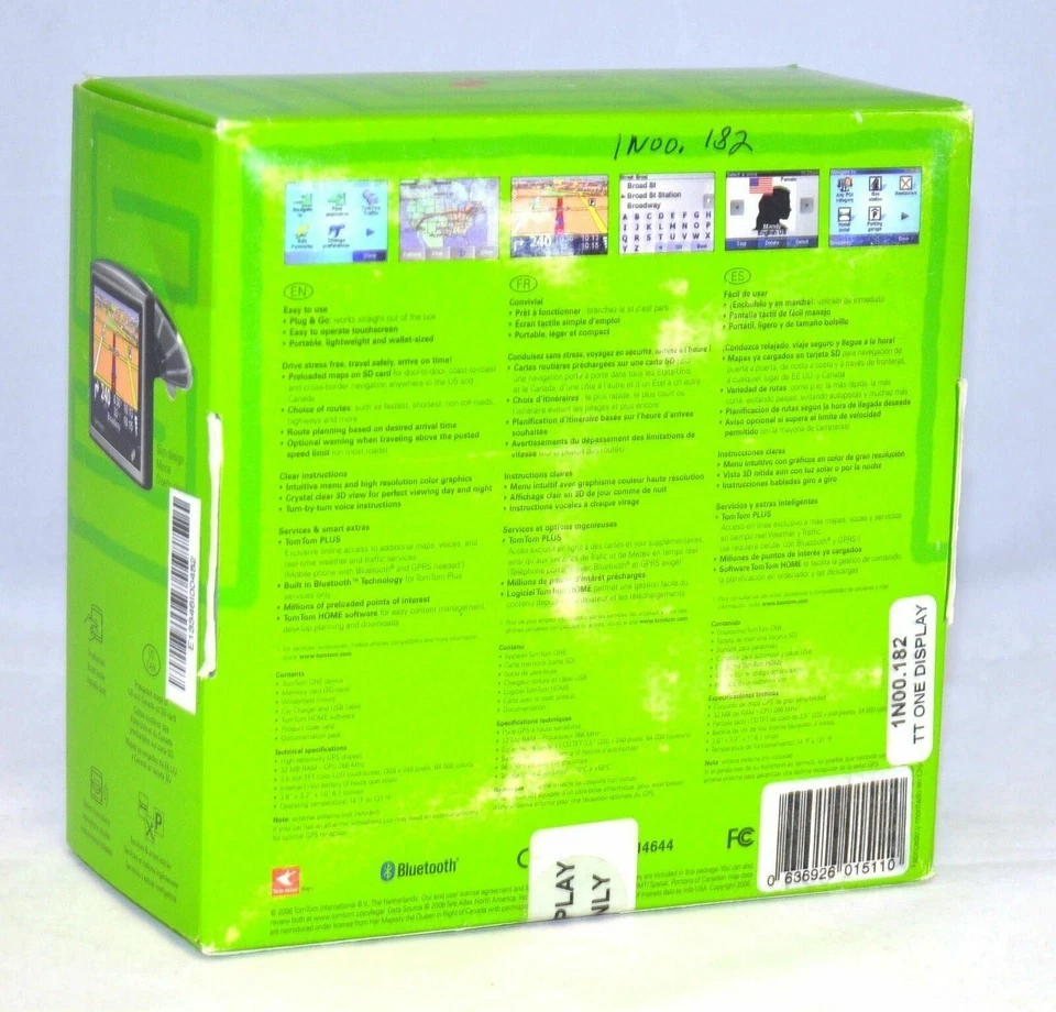 NEW TomTom ONE 2ND EDITION in Box Set v2 Portable 3.5" Car GPS USA/Canada Maps - Image 4 of 4