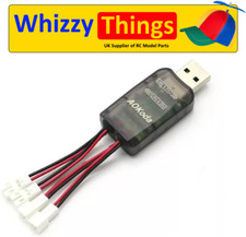 AOKoda CX405 4CH Four Way Micro USB Battery Charger For 1S Lipo LiHV mCPX