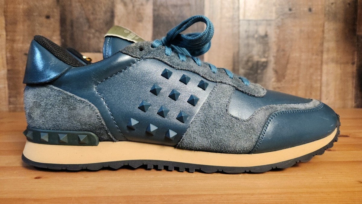 Valentino Garavani Rockrunner Sneakers Petrol PE7 LY2S0748 Valentino Garavani Rockrunner Sneakers Petrol PE7 LY2S0748