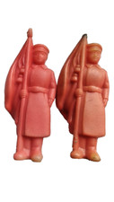 Vintage rare collectible soldiers. Standard bearer of the USSR. plastic 