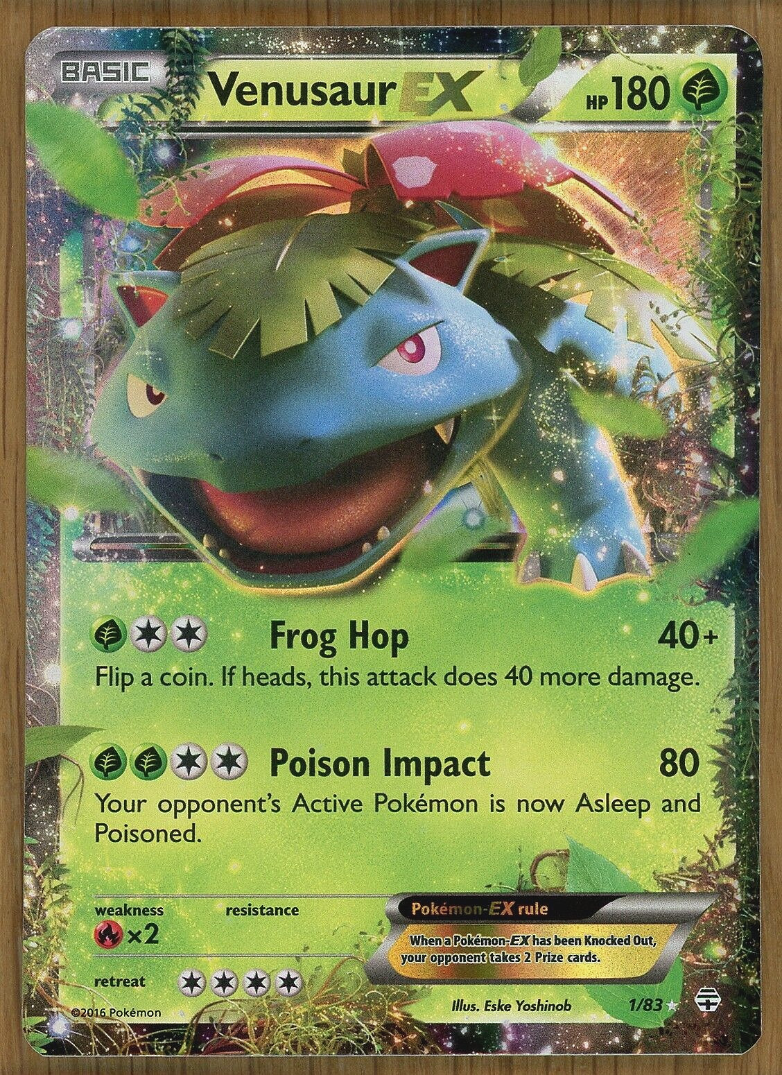 Venusaur EX 1/83 ~ Ultra Rare ~ Generations ~ Near Mint!!
