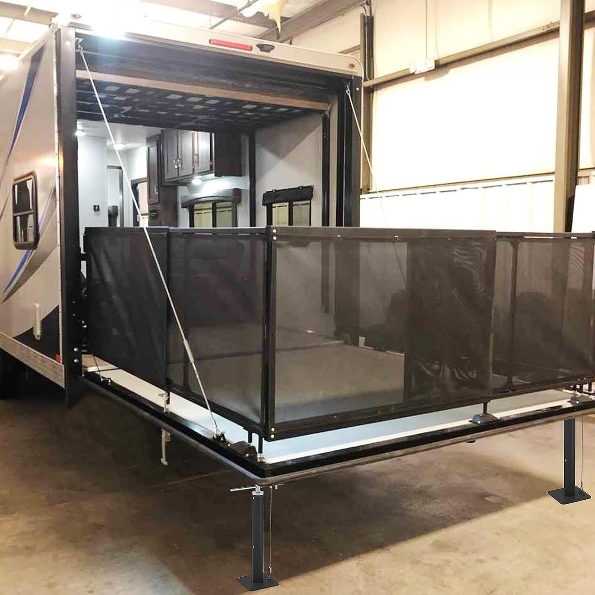 Toy Hauler Patio Kit Back Added 80 Sq. Ft. Of Space… Now Watch