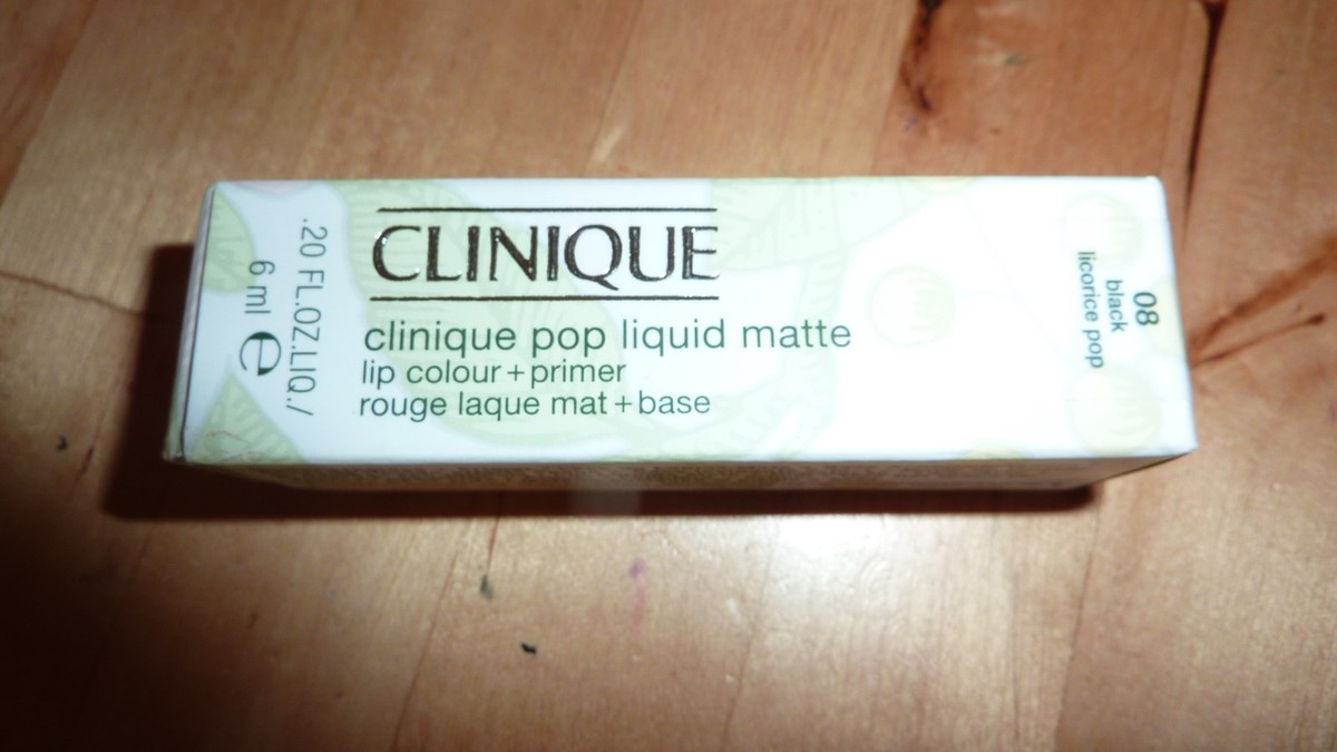 Clinique Pop 2 In 1 Lippenstift Nr. 08 Black Licorice – Flüssig-matte Farbe, 6 Ml