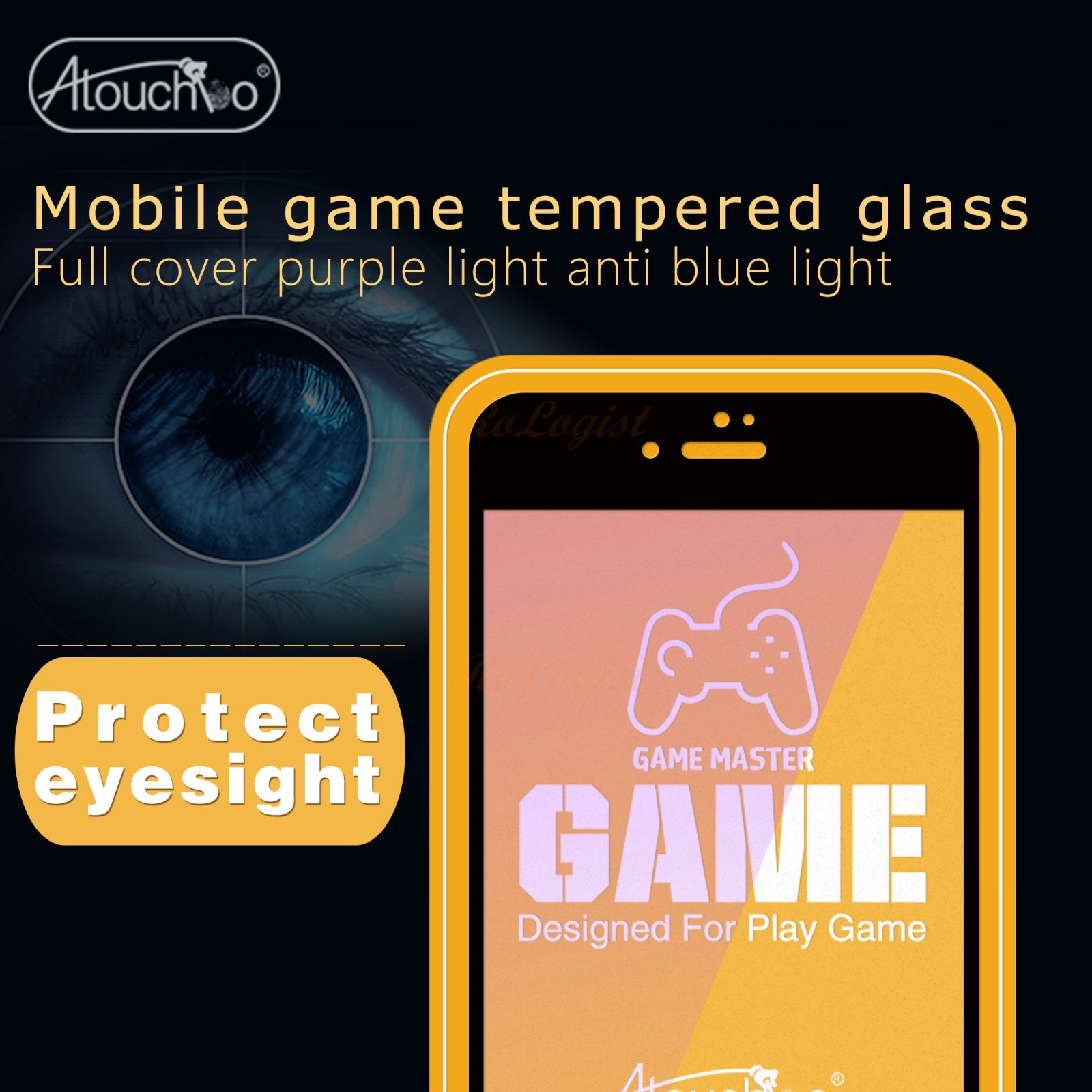 Image 4 - iPhone 6 7 Plus Anti-Fingerprint AtouchBo® Tempered Matte Glass Screen Protector