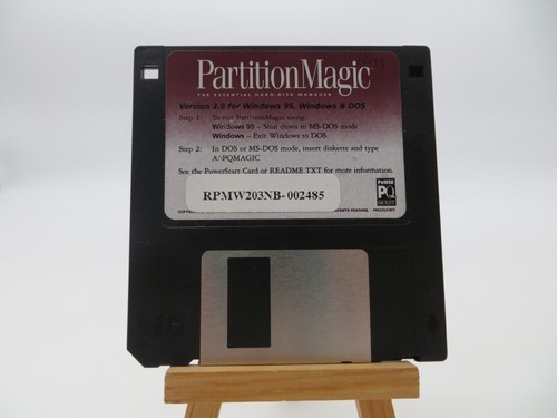 3.5" Floppy Disk PARTITION MAGIC Version 2.0 for WIN 95 / DOS Windows
