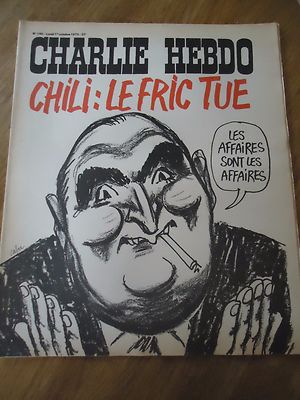 CHARLIE HEBDO Nr. 150 FRIC TÖTET CHILE SILBER PRÄSIDENT WOLINSKI CABU 1. Okt 1973 