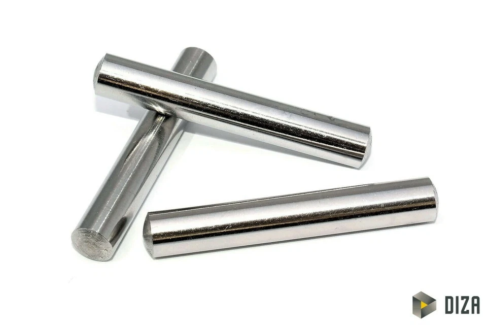 DIZA HARTMETALLBEARBEITUNG GMBH Cylindrical Pins 2 - 10mm DIN 7 Stainless Steel V1A Cylindrical Pin Dowel Pins Tolerance m6