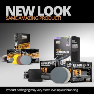 CERAKOTE  Ceramic Headlight Restoration Kit   Guaranteed To Last As Long As Y