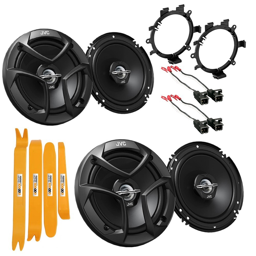 JVC CSDF620 300W Front/Rear Speakers kit for 1999-2006 GM Crew Cab