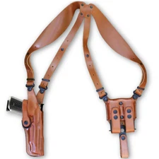 Vertical Shoulder Holster Fits, Para Ordnance 1911 .9/45 ACP 5" Barrel #1119#