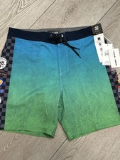 Hurley x Nascar Mens Phantom Eco Nascar Racetrack Board Shorts Swim Size 32