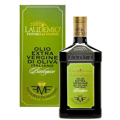 Laudemio Organic Extra Virgin Olive Oil 16.9oz NYIOOC Gold Award Winner Premium.
